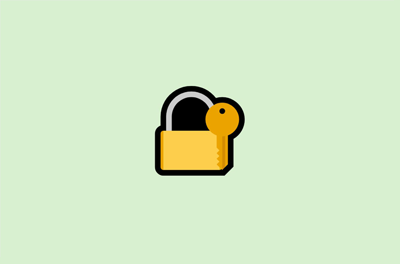 A lock icon