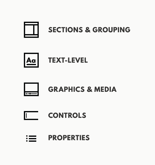 Screenshot of HTML5 Accessibility support table